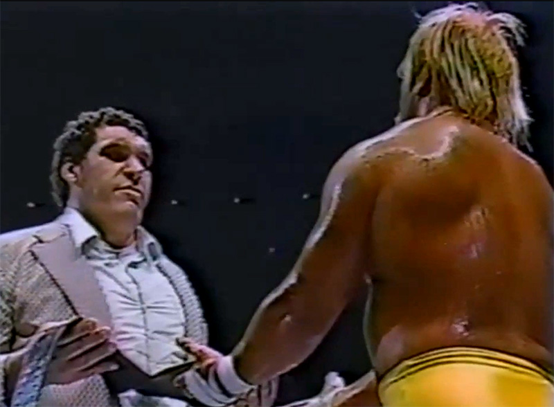 Andre the Giant and Hulk Hogan