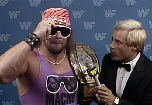 Macho Man and Ken Resnick